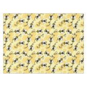 かわいい小さな蜂のパターン テーブルクロス (正面(横))