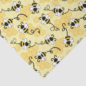 かわいい小さな蜂のパターン 薄葉紙 (詳細)