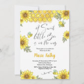 かわいい小さな蜂のベイビーシャワー招待状 招待状 (正面)