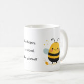 かわいい小さな蜂 コーヒーマグカップ (正面右)