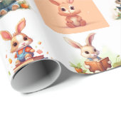 かわいい小さな読バニー ラッピングペーパー (ロールコーナー)