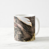 かわいい小さな豚 コーヒーマグカップ (正面右)