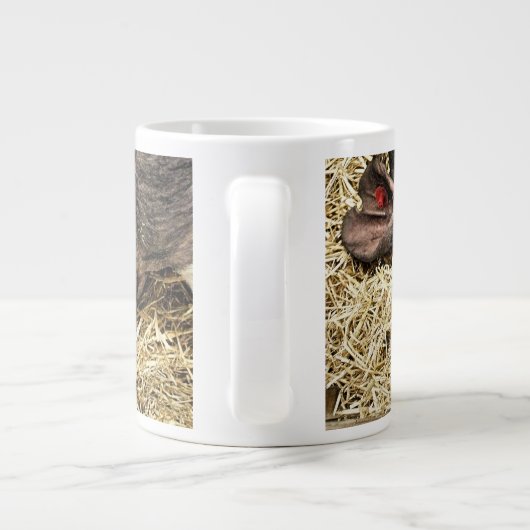 かわいい小さな豚 ジャンボコーヒーマグカップ (裏面)