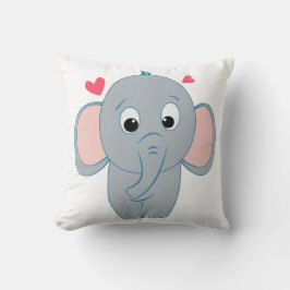かわいい小さな象 クッション