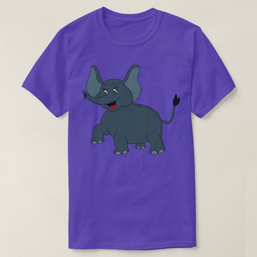 かわいい小さな象 Tシャツ (デザイン正面)