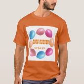 かわいい小さな赤ちゃんシャワー喜びカスタム文字と画像 Tシャツ (正面)