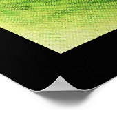 かわいい小さな赤キノコ ポスター (角)