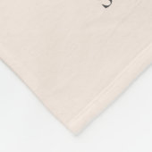 かわいい小さな赤面シーマーメイドウォーターカラーガール フリースブランケット (角)