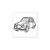 かわいい小さな車のゴム印 ラバースタンプ (インプリント)