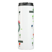 かわいい小さな車の旅行オン車道 タンブラー (裏面)