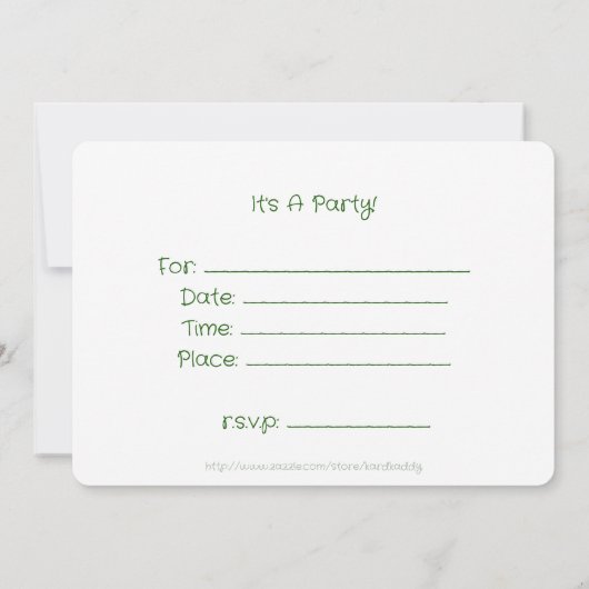 かわいい小さな車の旅行車道上 招待状 (裏面)