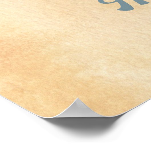 かわいい小さな農家が赤ちゃんシャワーを浴びる ポスター (角)