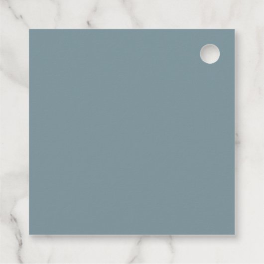 かわいい小さな農家の赤ちゃんシャワーありがとう フェイバータグ (裏面)