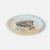 かわいい小さな農家の赤ちゃんシャワー ペーパープレート (アングル)