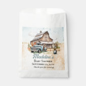 かわいい小さな農家男の赤ちゃんシャワーありがとう フェイバーバッグ (正面)