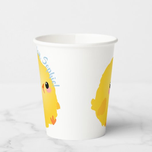 かわいい小さな雛 紙コップ (左)