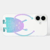 かわいい小さな青いモンスター Case-Mate iPhoneケース (裏面 (横))