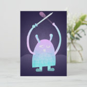 かわいい小さな青い怪物 セーブザデート (スタンド正面)