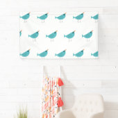 かわいい小さな青い鳥 横断幕 (インサイチュ)