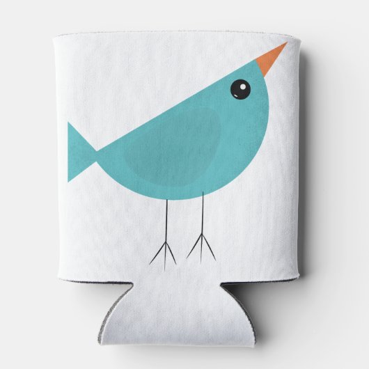 かわいい小さな青い鳥 缶クーラー (裏面)