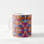 かわいい小さな頭花 コーヒーマグカップ (正面左)