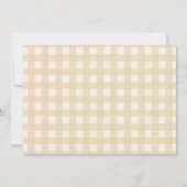 かわいい小さな餃子が途中の赤ちゃんシャワー 招待状 (裏面)