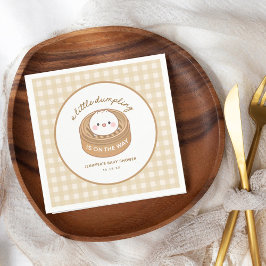 かわいい小さな餃子の赤ちゃんシャワー スタンダードカクテルナプキン