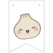 かわいい小さな餃子の赤ちゃんシャワー バンティングフラッグ (第2の旗)