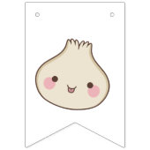 かわいい小さな餃子の赤ちゃんシャワー バンティングフラッグ (第3の旗)