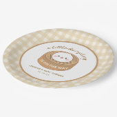 かわいい小さな餃子の赤ちゃんシャワー ペーパープレート (アングル)