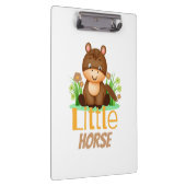 かわいい小さな馬 クリップボード (右)