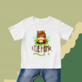 かわいい小さな馬 ベビーTシャツ