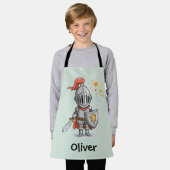 かわいい小さな騎士 エプロン (着用した状態)