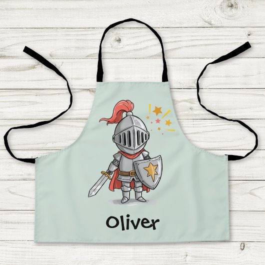かわいい小さな騎士 エプロン