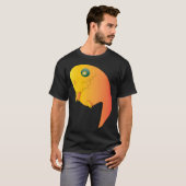 かわいい小さな魚のアート Tシャツ (正面フル)
