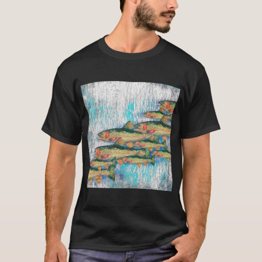 かわいい小さな魚 Tシャツ (正面)
