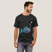 かわいい小さな魚 Tシャツ (正面フル)