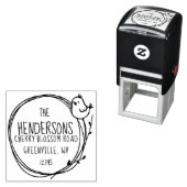 かわいい小さな鳥オンリースtwig自然リターン追加 セルフインキングスタンプ (インサイチュ)