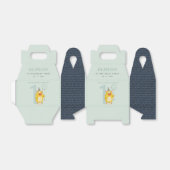 かわいい小さな黄色のモンスター任意の年齢誕生日 フェイバーボックス (折り畳みなし)