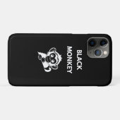 かわいい小さな黒いサル Case-Mate iPhoneケース (裏面(横))