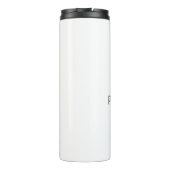 かわいい小さな黒いパグが星 タンブラー (裏面)