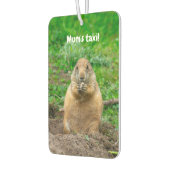 かわいい小さな黒い尾草原の犬 カーエアーフレッシュナー (左)