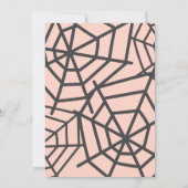 かわいい'小さなBOOはほとんど期限である'女の子の赤ちゃんシャワー 招待状 (裏面)