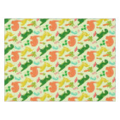 かわいい小さなDino赤ちゃんシャワー テーブルクロス (正面(横))