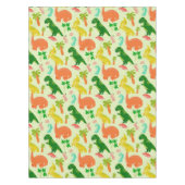 かわいい小さなDino赤ちゃんシャワー テーブルクロス (正面)