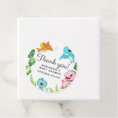 かわいい小さなDino赤ちゃんシャワー フェイバータグ (インサイチュ)