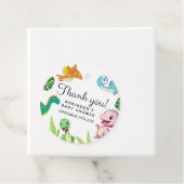 かわいい小さなDino赤ちゃんシャワー フェイバータグ (インサイチュ)