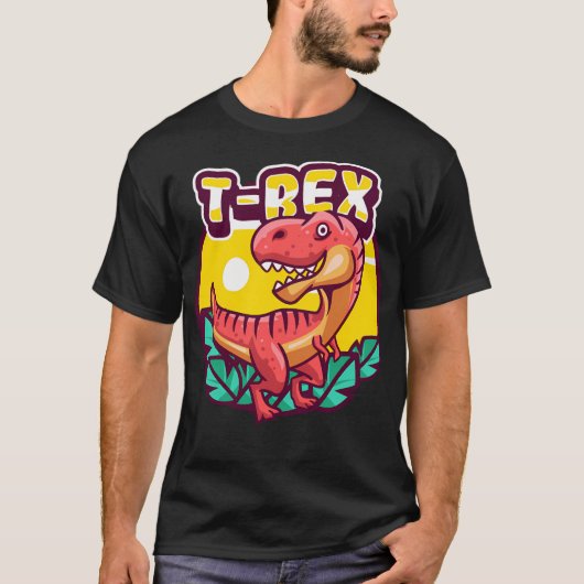かわいい小さなTレックス Tシャツ (正面)