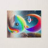 かわいい小カラフル魚 ジグソーパズル (横)