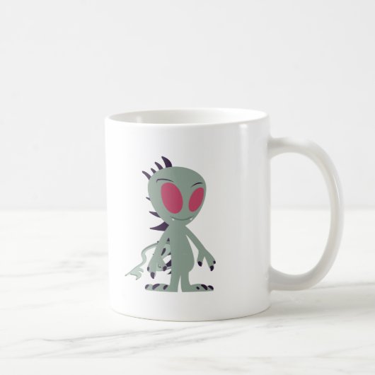 かわいい小チュパカブラ コーヒーマグカップ (右)